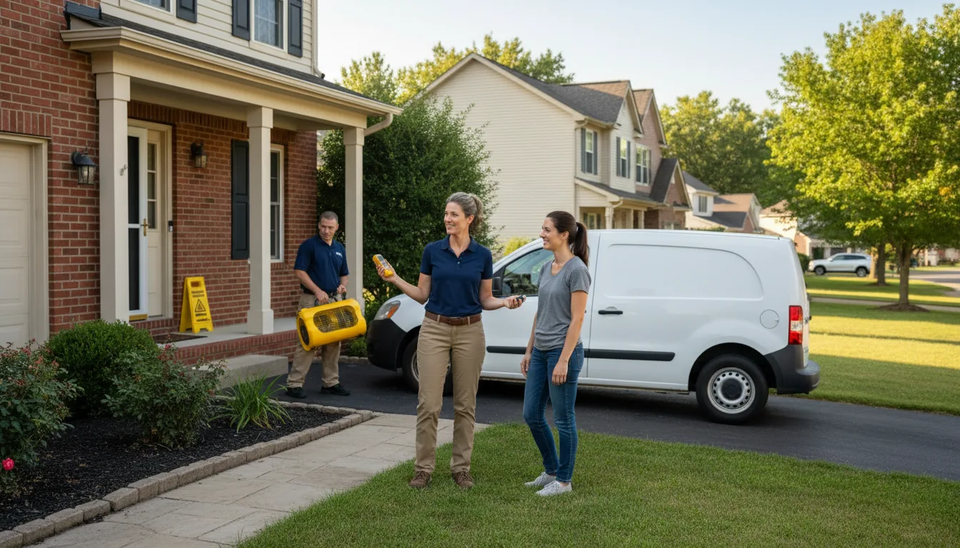 Residential water damage restoration in Palmer Lake, CO
